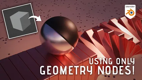 Abstract Animation Project - Blender geometry nodes