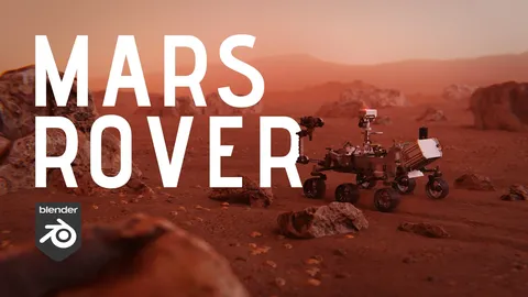 Mars Rover Dust & Tracks - Blender tutorials & courses
