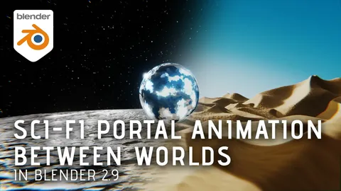 Sci-Fi Portal Animation - Blender scenes