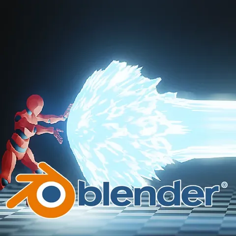 Kamehameha Effect - Blender scenes