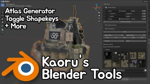 Kaoru's Blender Tools - Blender addons