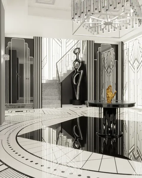 Art Deco Room - Blender scenes