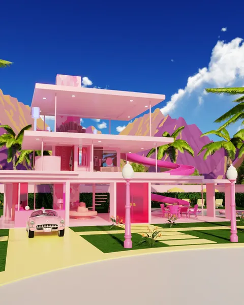 Barbie Dreamhouse - Blender scenes