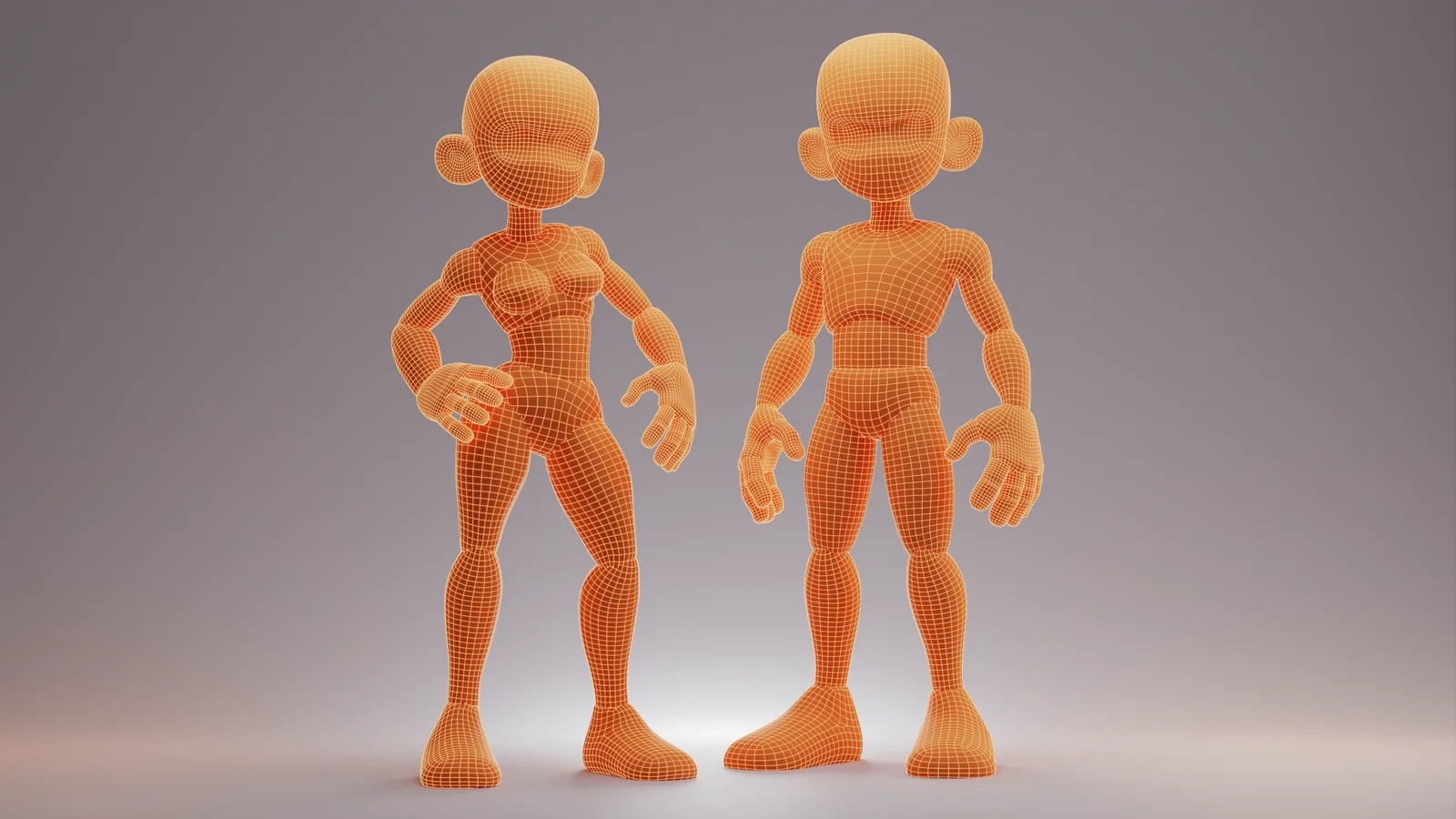 Stylised Character Base Meshes screenshot 2