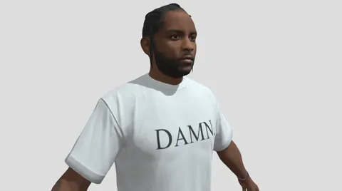 Kendrick Lamar Character - Blender 3d models
