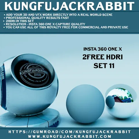 KFJR Free HDRIs - Blender lighting & hdris