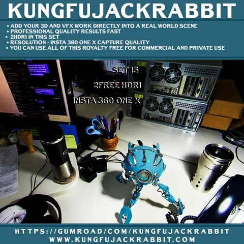 KFJR Free HDRi Set - Blender lighting & hdris