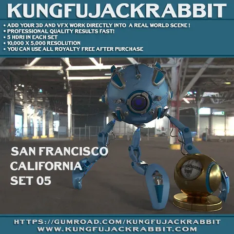 San Francisco HDRI Set 5 - Blender lighting & hdris