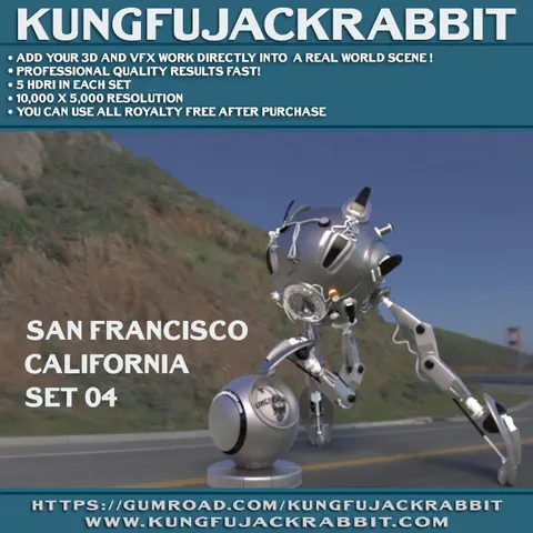 San Francisco HDRI Set 04 - Blender lighting & hdris