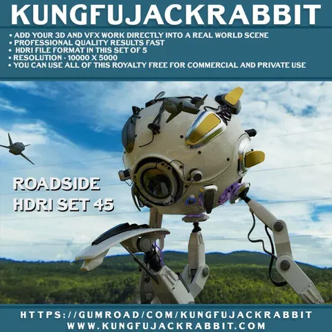 KFJR HDRI Set 45 - Blender lighting & hdris