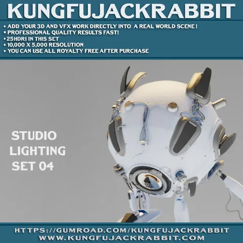Studio Lighting Set 04 - Blender lighting & hdris