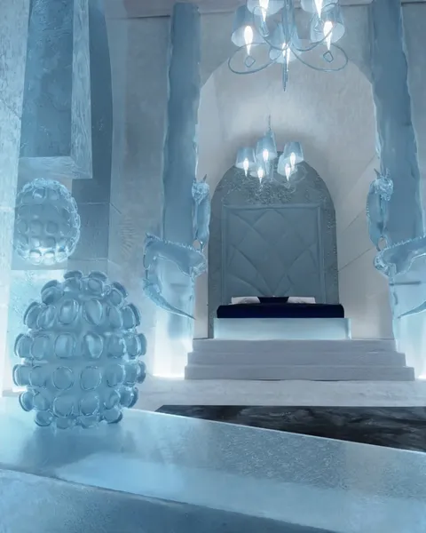 Icehotel Bedroom - Blender scenes