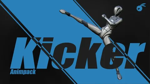 Kicker Animpack Free - Blender 3d models