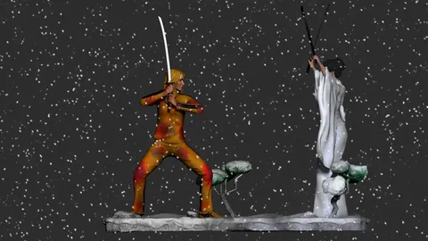 Kill Bill Diorama - Blender 3d models