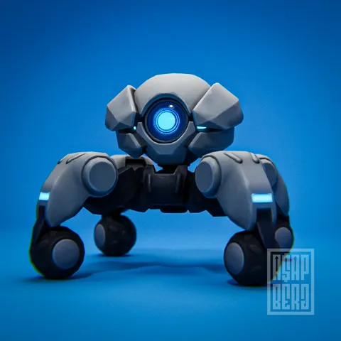 Killjoy Alarm Bot Rig - Blender 3d models