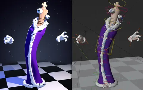 Kinger - Blender 3d models