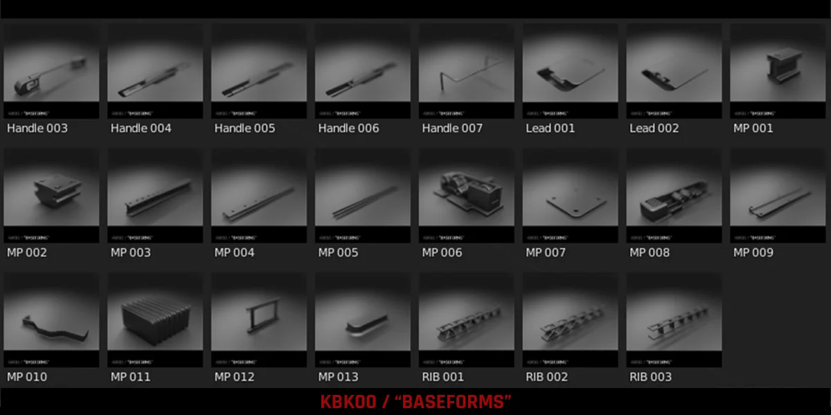 Baseforms Kitbash Kit screenshot 2