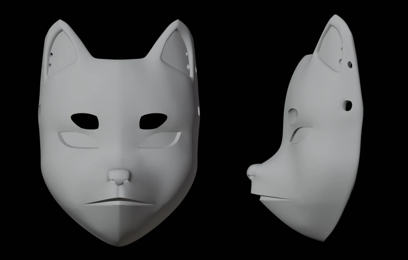 Kitsune Mask Print Files screenshot 4