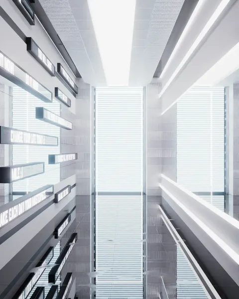 LED Hallway - Blender scenes