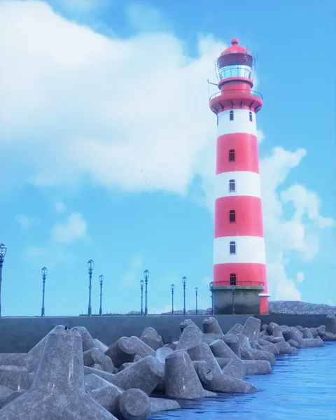 Lighthouse Dock - Blender scenes