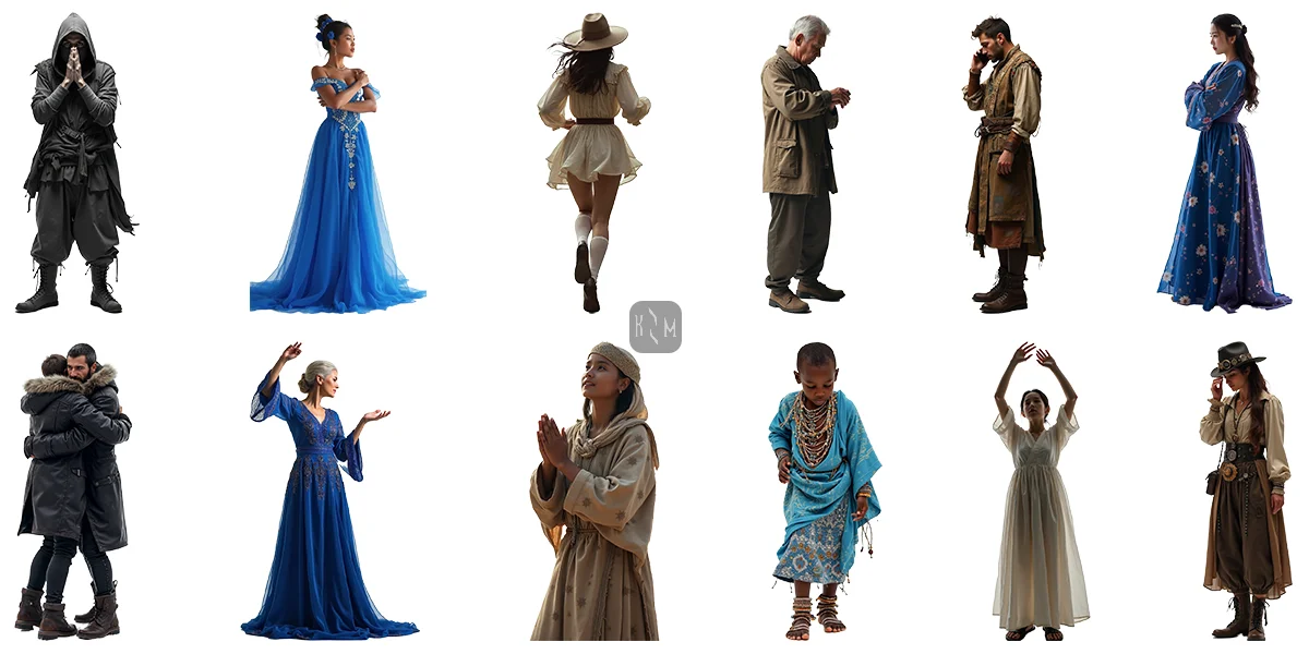 1K People Card Cutout Pack 3 screenshot 4