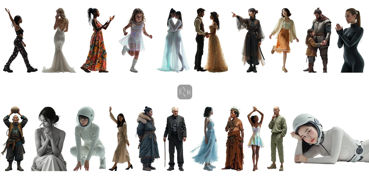 1K People Card Cutout Pack 3 screenshot 5