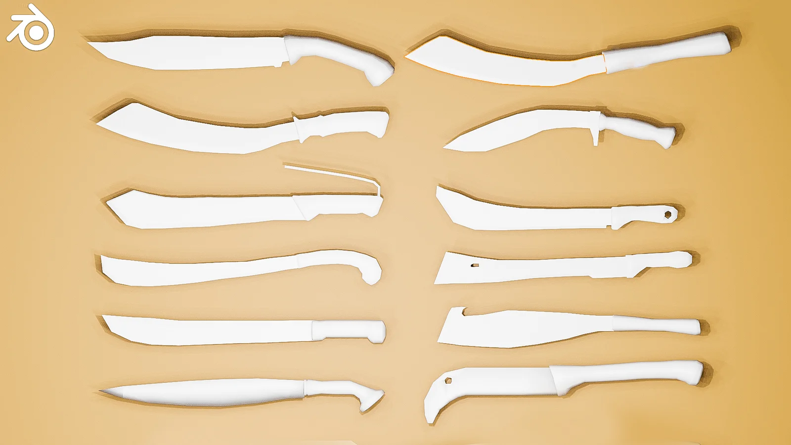 Knife Base Meshes screenshot 2