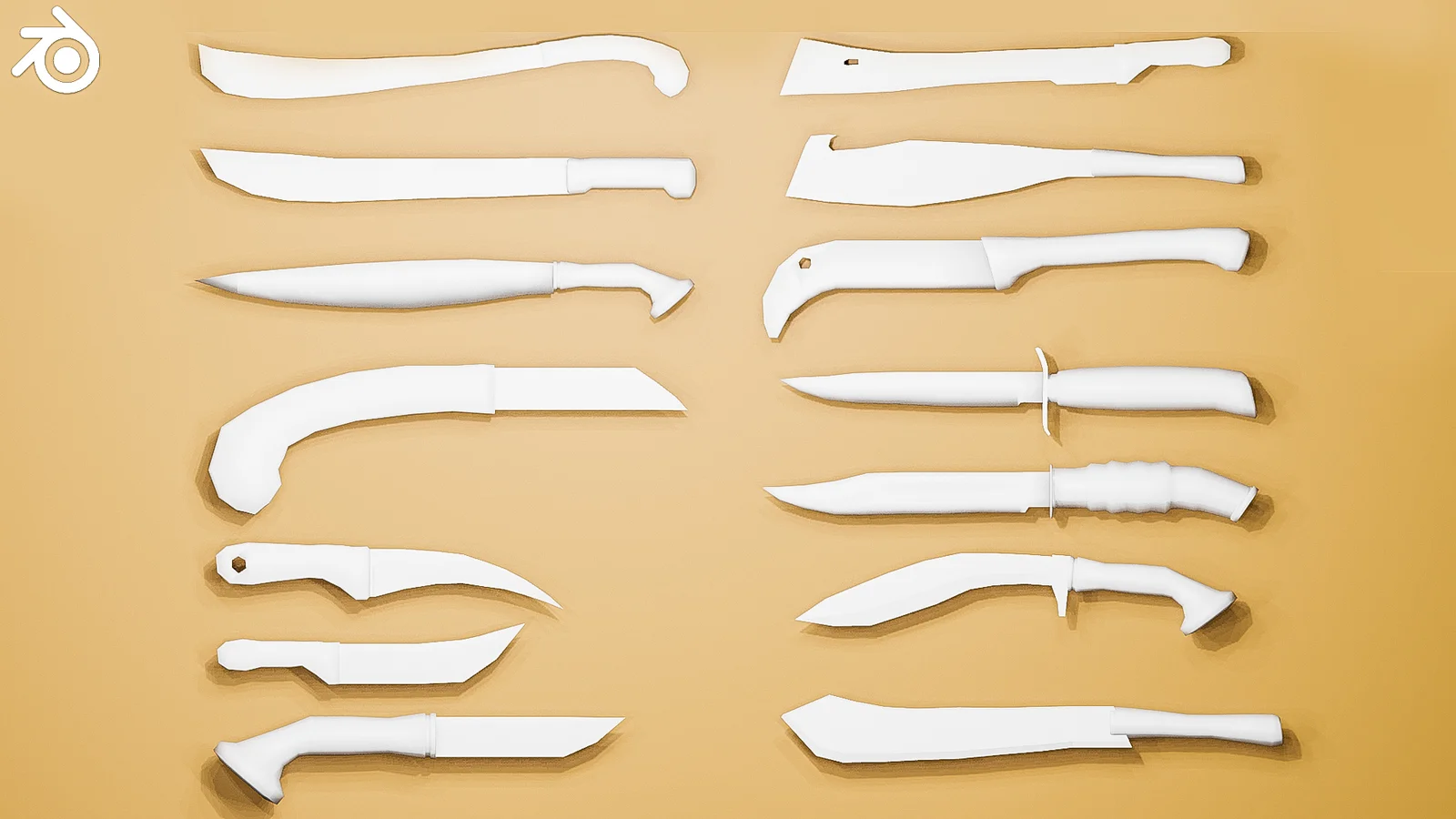 Knife Base Meshes screenshot 3