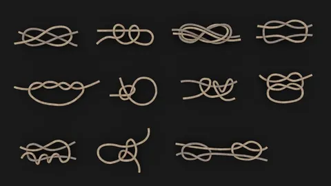 Strong Rope Knot 2 - Blender 3d models