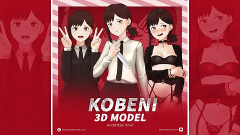 Kobeni Character Model - Blender 3d models