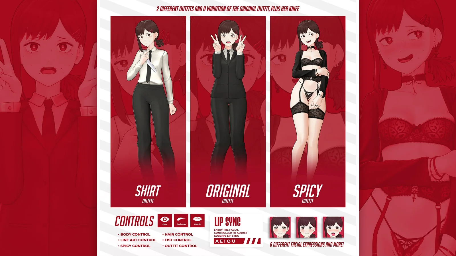 Kobeni Character Model screenshot 2