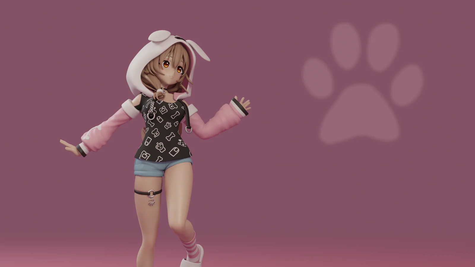 Korone Alternative Fan Art Figure screenshot 7