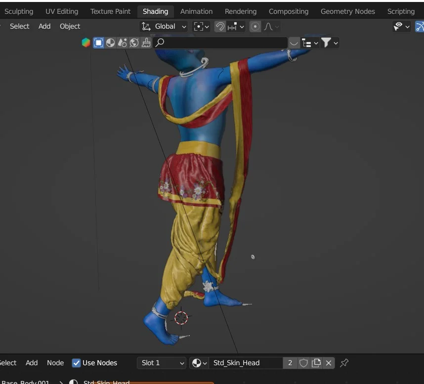 Krishna Animated Mesh screenshot 2