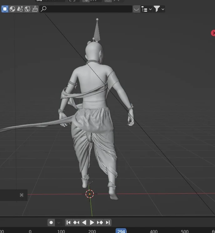 Krishna Animated Mesh screenshot 4