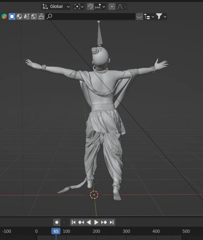 Krishna Animated Mesh screenshot 6