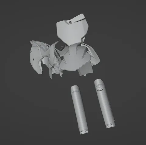 KTM SXF 2016-2018 Plastics - Blender 3d models