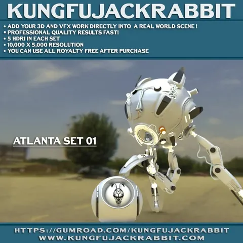 Atlanta HDRI Set 01 - Blender lighting & hdris