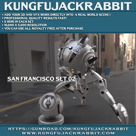 San Francisco HDRI Set 02 - Blender lighting & hdris