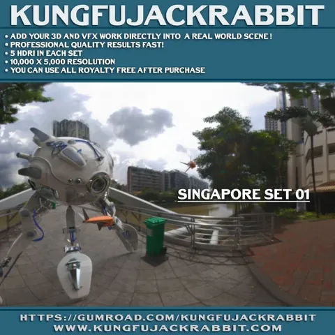 HDRI Singapore Set 01 - Blender lighting & hdris