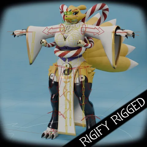 Kyubimon - Blender 3d models