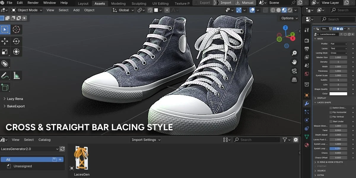 Laces Generator screenshot 2