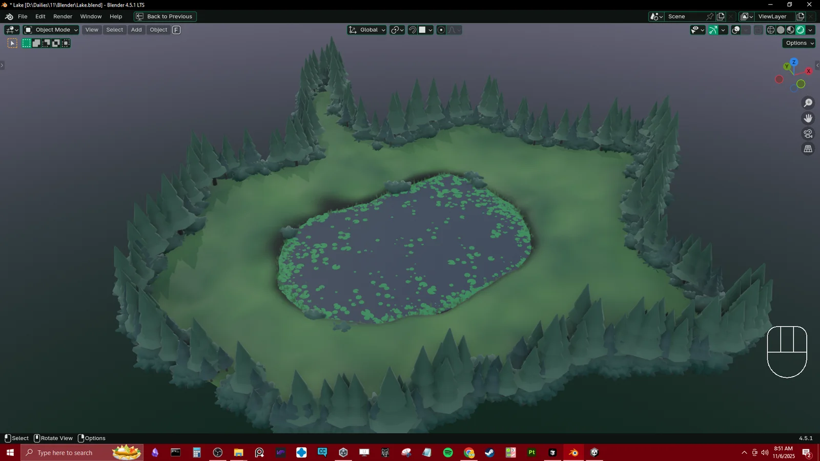 Lake Level Generator screenshot 2