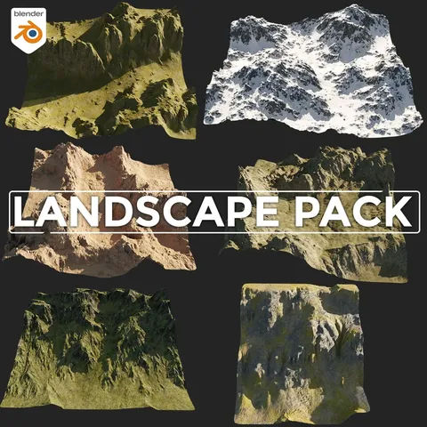 Landscape Pack - Blender scenes