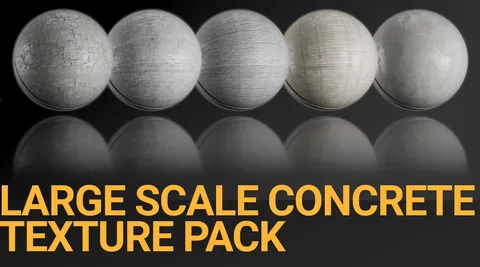 Large-Scale Concrete Textures - Blender textures & materials