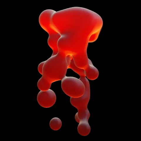 Lava Lamp - Blender geometry nodes