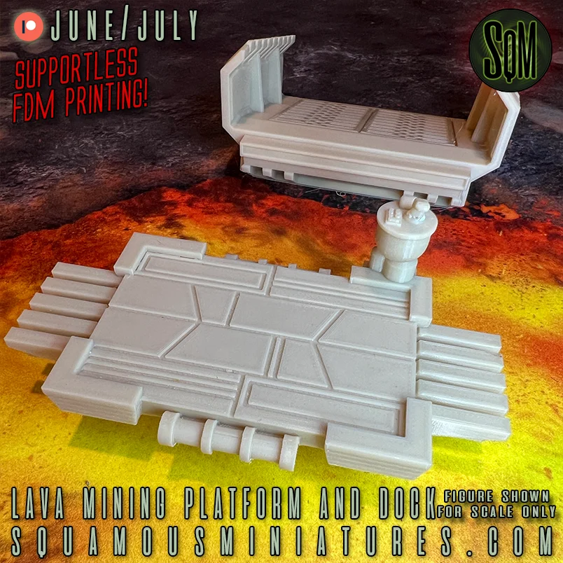 Lava Mining Platform and Docks screenshot 3