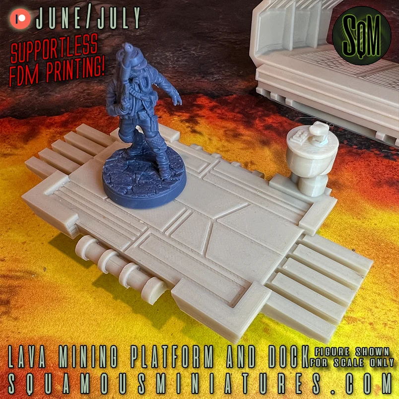 Lava Mining Platform and Docks screenshot 5