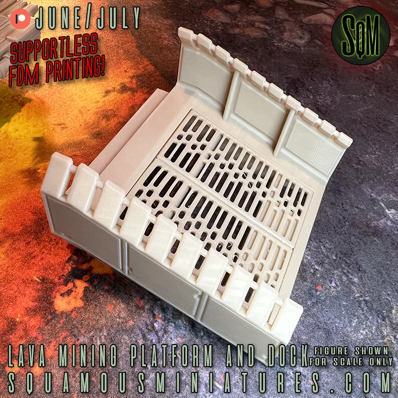 Lava Mining Platform and Docks screenshot 7