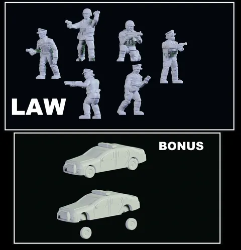 LAW 1/100 Scale - Blender 3d models