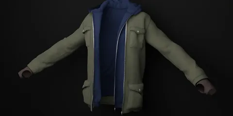 Layered Jacket - Blender 3d models